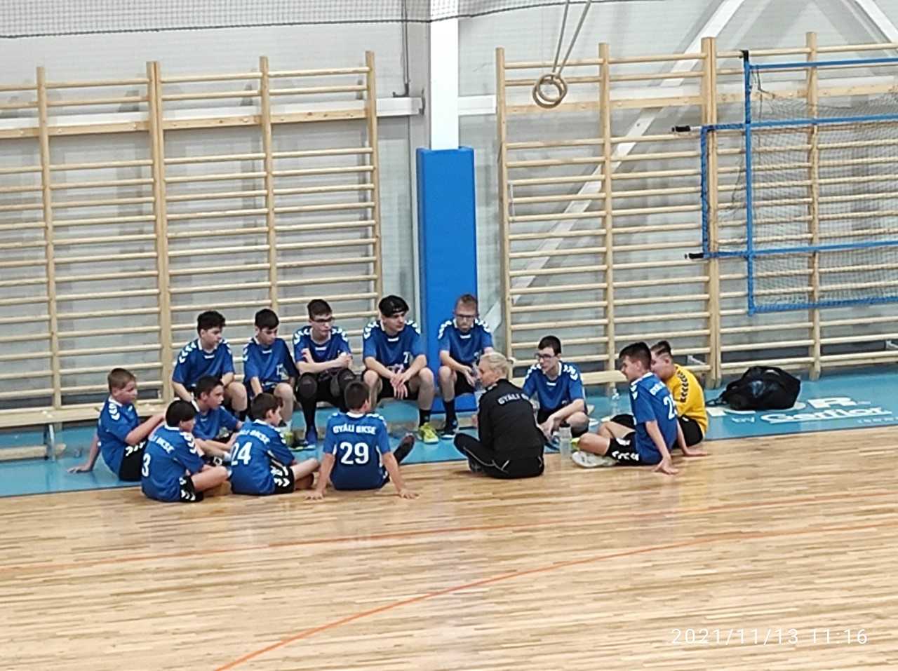 Beszámoló – kézilabda fiú U14